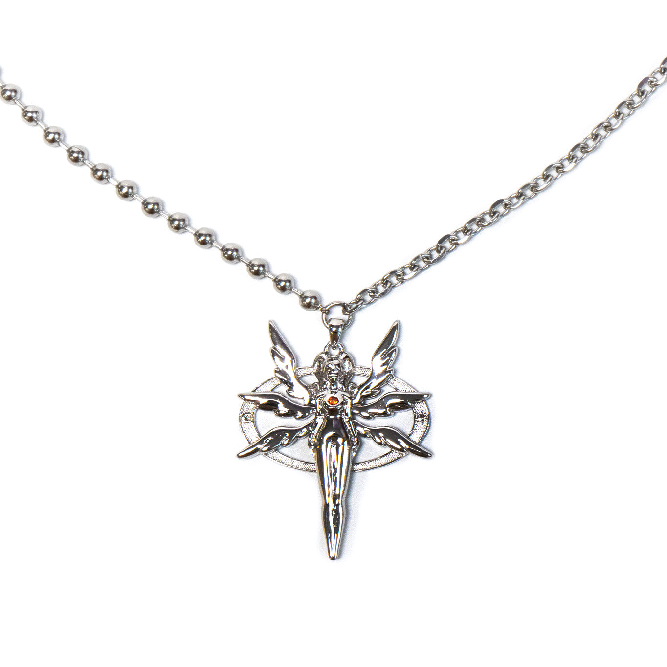 Serafim Angel LÉLY Silver Necklace