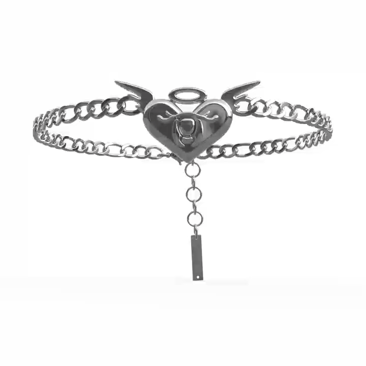 Omega's Heart Necklace Choker