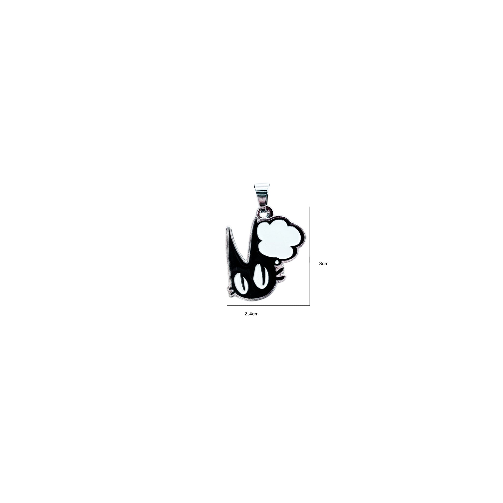 INK - the lucky black cat Necklace (& Pendant)