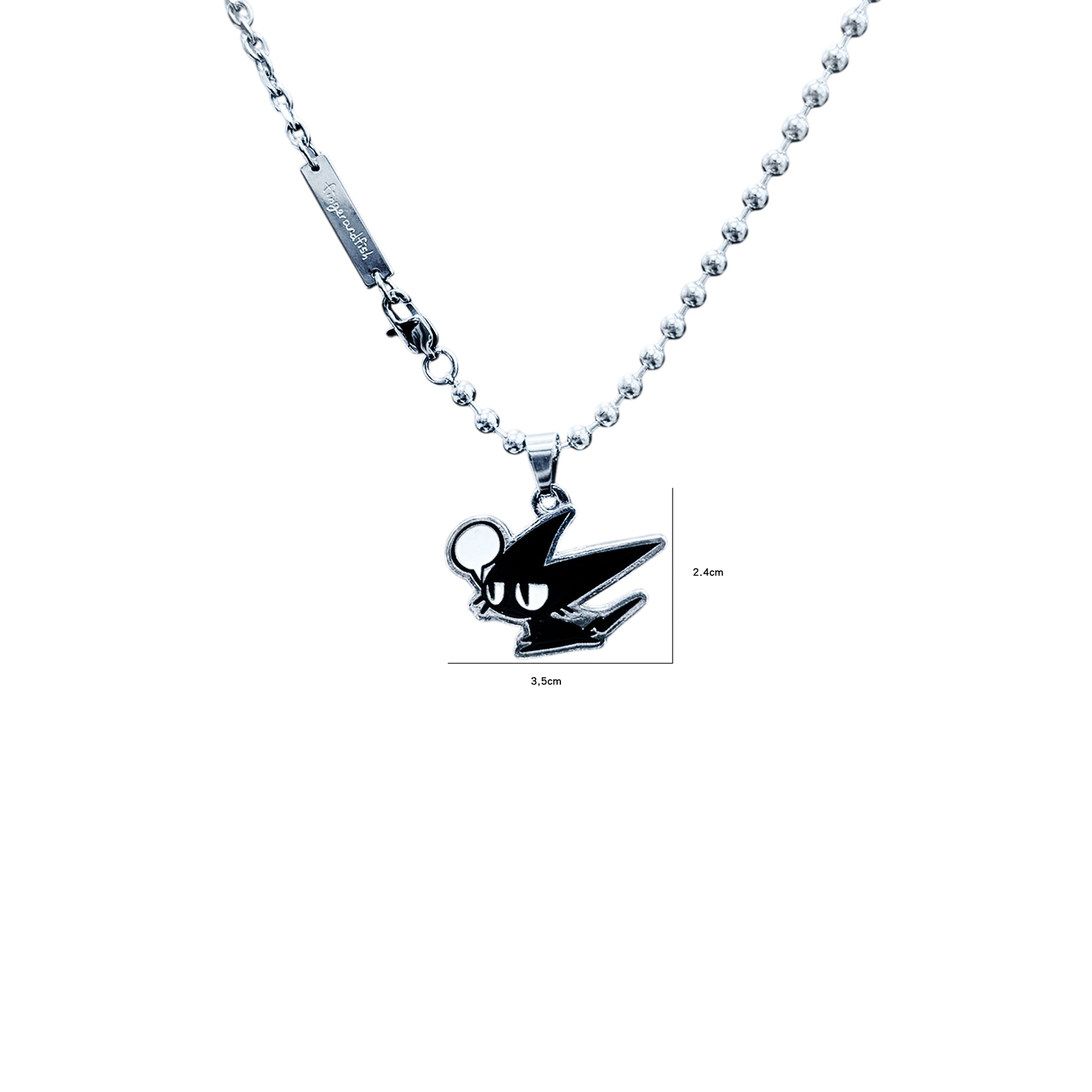 INK - the lucky black cat Necklace (& Pendant)