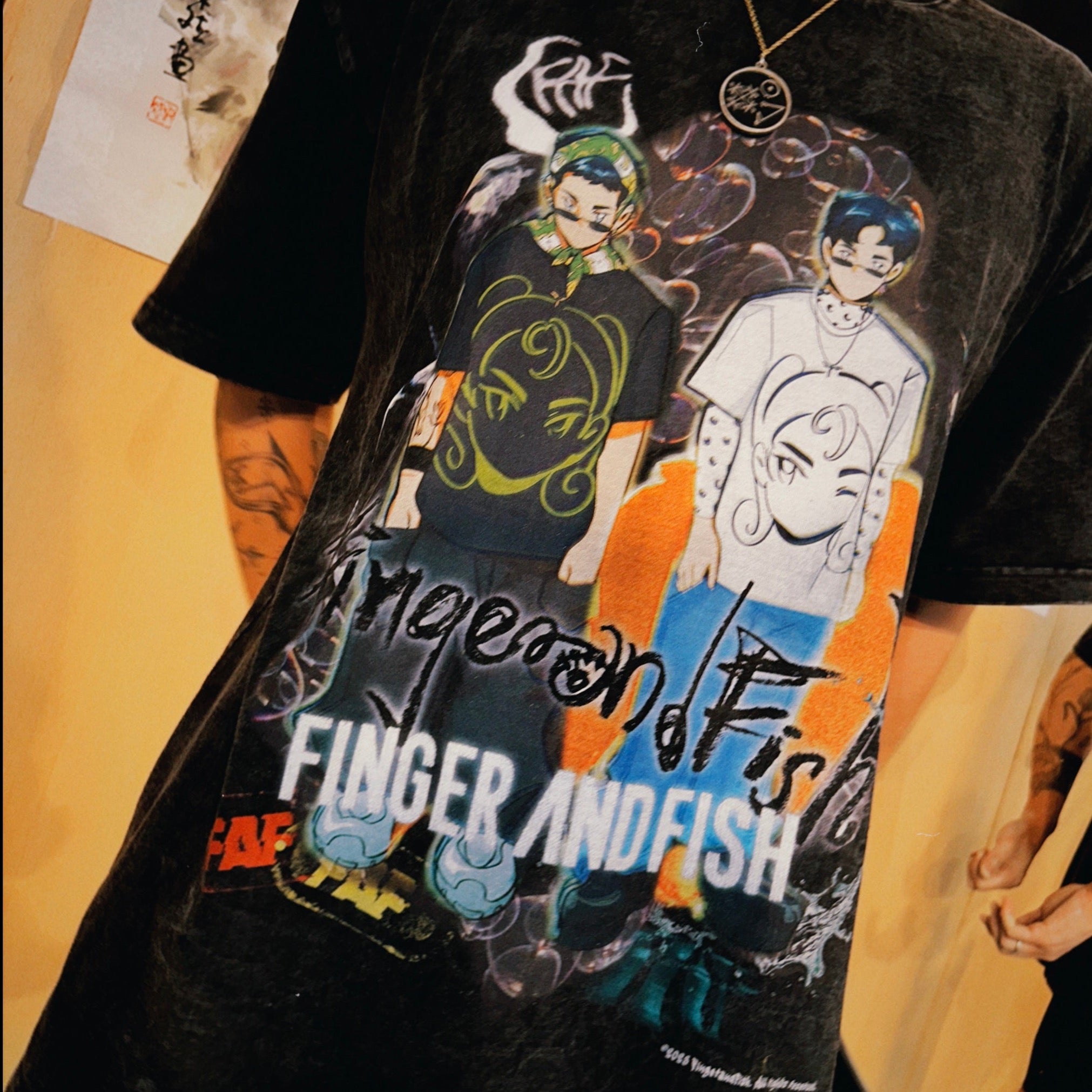 FAF Energy - Vintage Style Print Tee