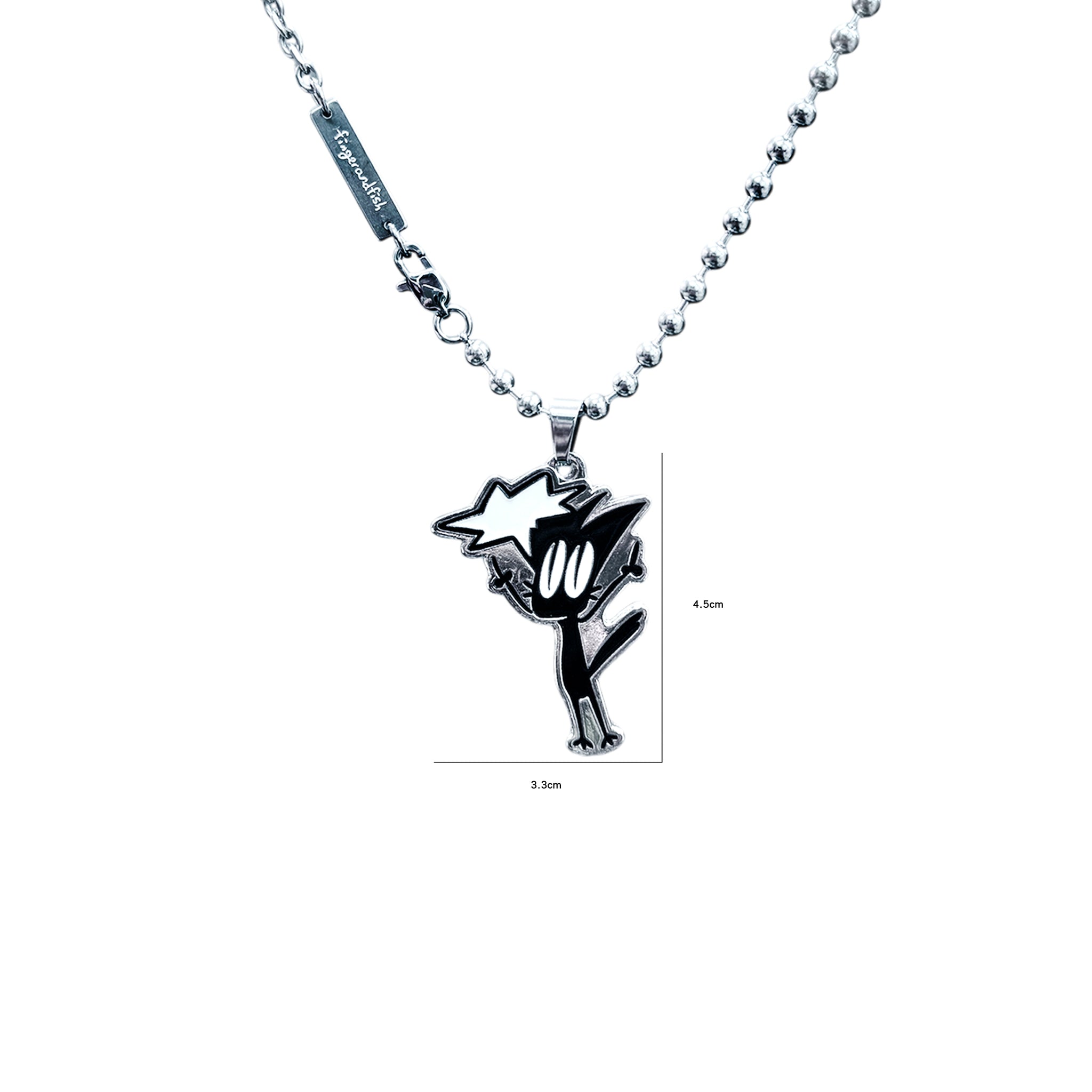 INK - the lucky black cat Necklace (& Pendant)